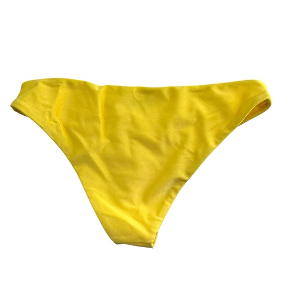 Lovers + Friends Cyan Bikini Bottoms size Small Sunny Yellow - Picture 3 of 6